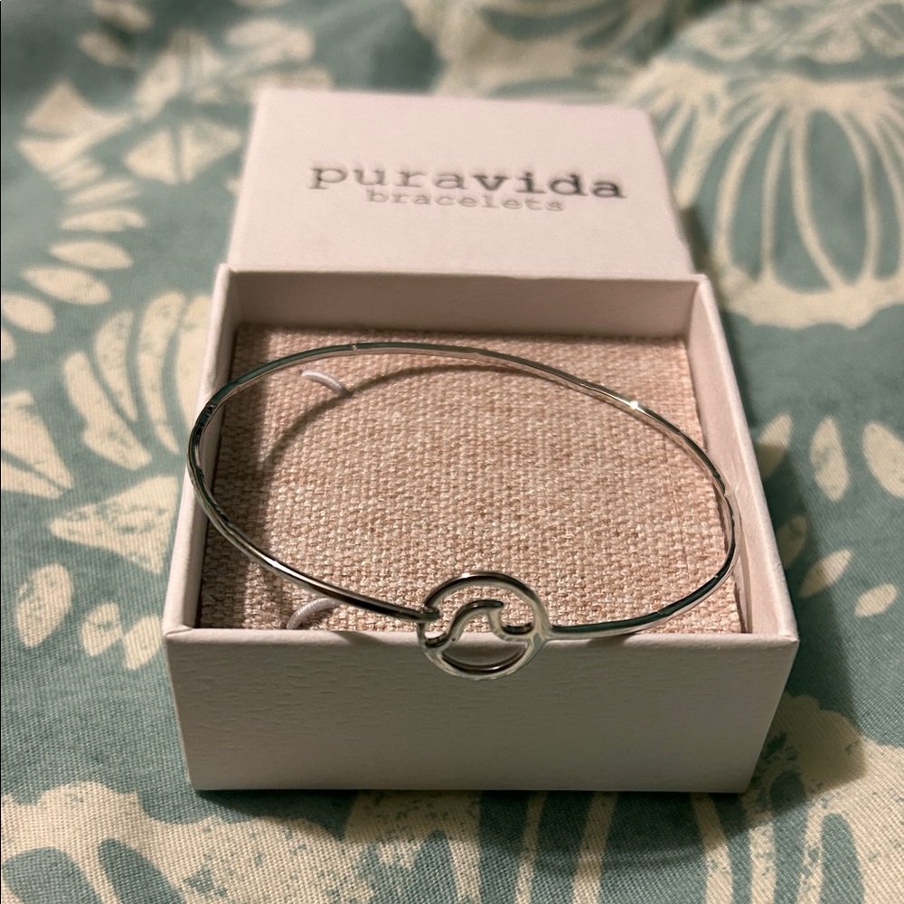 Pura Vida Coast Cuff Silver Bracelet